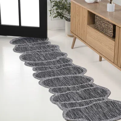 Ashley Jonathan Y Rustic Indoor/outdoor 2' X 8' Area Rug In Gray