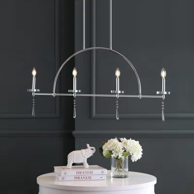 Ashley Jonathan Y Sculptural Pendant Light In Silver