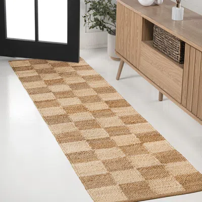 Ashley Jonathan Y Theo 2' X 8' Area Rug In Brown