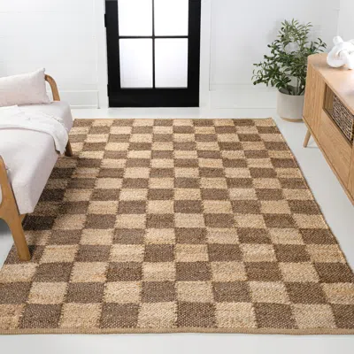 Ashley Jonathan Y Theo 4' X 6' Area Rug In Brown