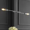 Ashley Jonathan Y Turing Linear Pendant Light In Black
