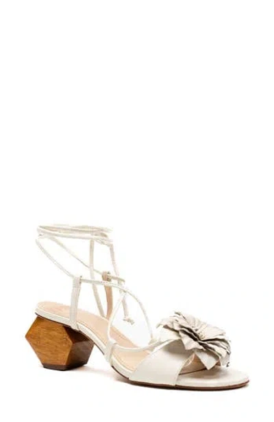 Ashley Kahen Orchid Ankle Wrap Sandal
