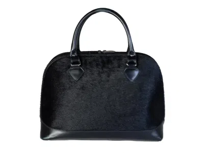 Ashley Kahen Ria Dome Satchel In Black