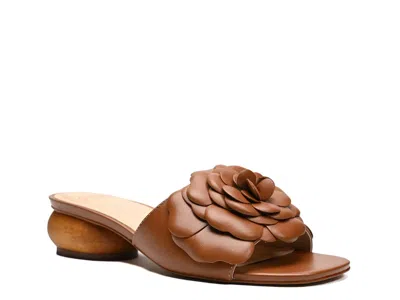 Ashley Kahen Rose Sandal In Brown