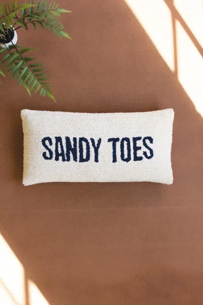 Ashley Kalalou Sandy Toes Decorative Throw Pillow In Multi