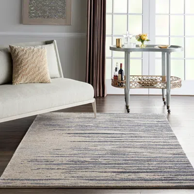 Ashley Kathy Ireland Home Moroccan Celebration 5'3" X 7'3" Blue/beige Modern Indoor Rug