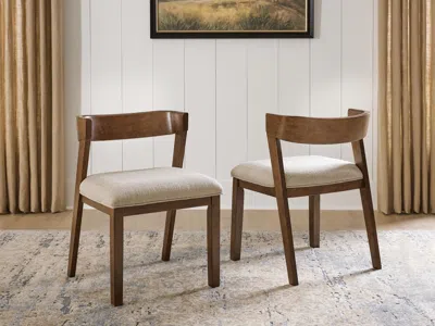 Ashley Kristiland Dining Chair In Brown