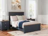Ashley Landocken Full Panel Bed In Yellow