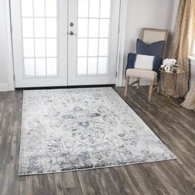 Ashley Lavish Neutral 7'10"x9'10" Power-loomed Rug In Gray