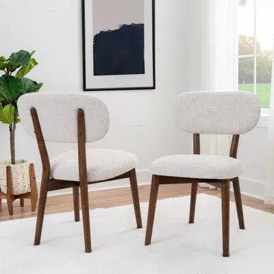 Ashley Linon Curran Dining Chair (set Of 2) In Multi