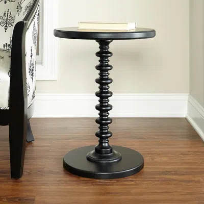 Ashley Linon Elina Accent Table In Black