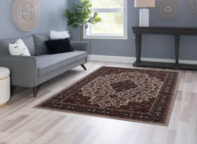 Ashley Linon Emerald Barton 5' X 7' Area Rug In Multi