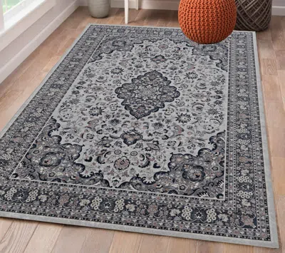 Ashley Linon Emerald Barton 5' X 7' Area Rug In Multi