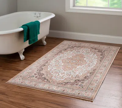 Ashley Linon Emerald Myer 3'3" X 5' Area Rug In White