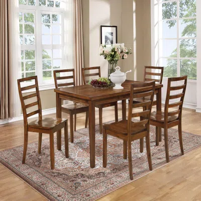 Ashley Linon Emerald Myer 6'7" X 9'7" Area Rug In White