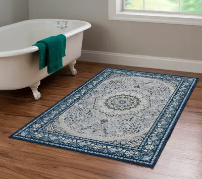 Ashley Linon Emerald Paulson 3'3" X 5' Area Rug In White