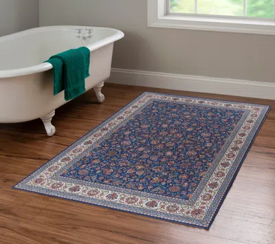 Ashley Linon Emerald Ritchie 3'3" X 5' Area Rug In Blue