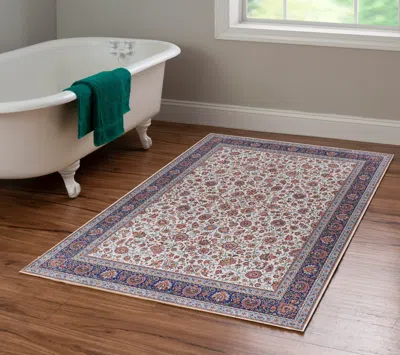 Ashley Linon Emerald Ritchie 3'3" X 5' Area Rug In White