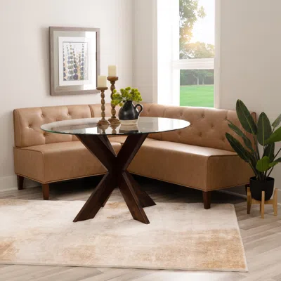Ashley Linon Gentry Dining Table And Nook In Brown