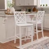 Ashley Linon Kolt Counter Stool In White