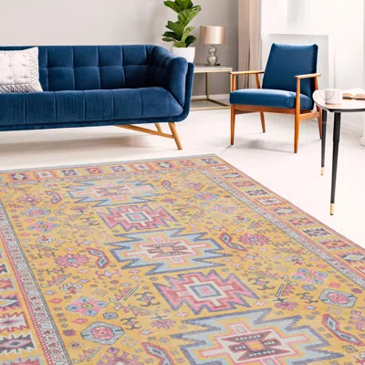 Ashley Linon Lana Sivas 5' X 7' Area Rug In Yellow