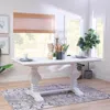 Ashley Linon Langston Dining Table In White