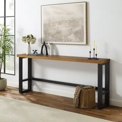 Ashley Linon Lawson Console Table In Brown