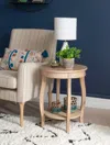 Ashley Linon Miller Side Table In Multi