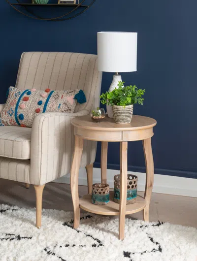 Ashley Linon Miller Side Table In Multi