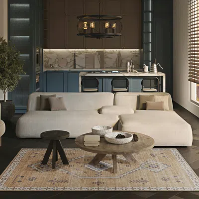 Ashley Linon Oakland Haden 5' X 7' Area Rug In Neutral