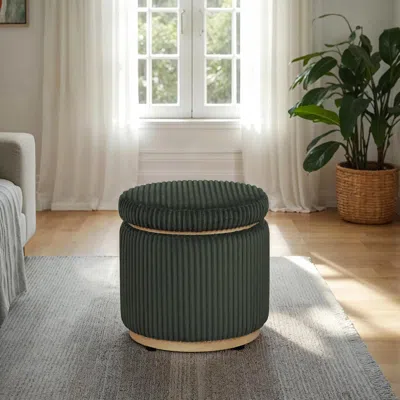Ashley Linon Ottoman With Storage In Black