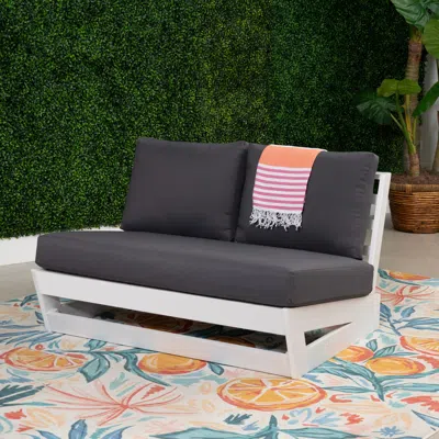 Ashley Linon Outdoor Bench In Gray