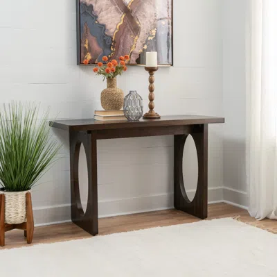 Ashley Linon Pedro Console Table In Brown
