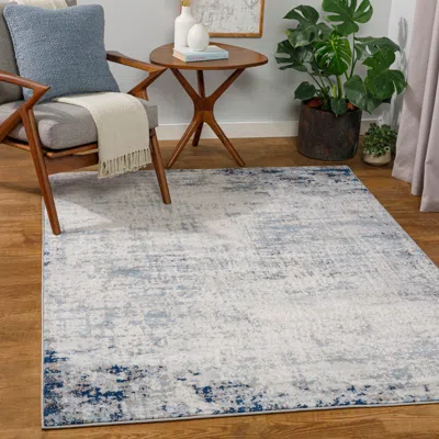 Ashley Livabliss Roma Modern Area Rug In Blue