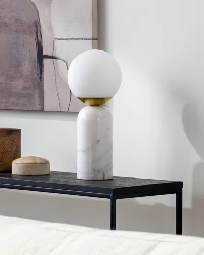 Ashley Livabliss Verve White Globe Table Lamp