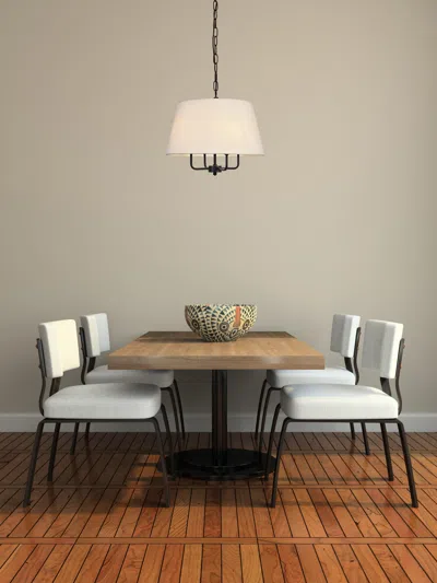 Ashley Living District Maple 4 Light Black Pendant