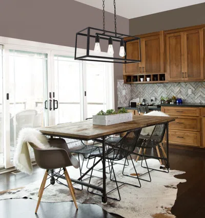 Ashley Living District Resolute 3 Light Black Pendant
