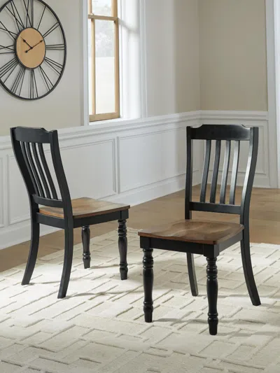 Ashley Loganeer Dining Chair In Black