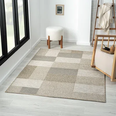 Ashley Lr Home Terra 7'10" X 9'6" Area Rug In Brown