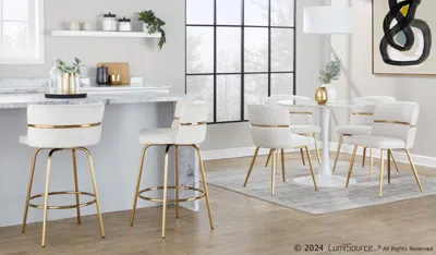 Ashley Lumisource Cinch Dining Chair (set Of 2) In Gold