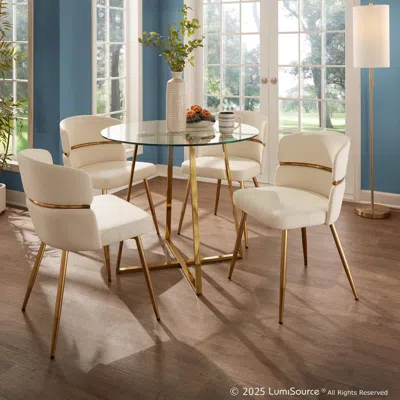 Ashley Lumisource Cosmo Dining Table In Animal Print