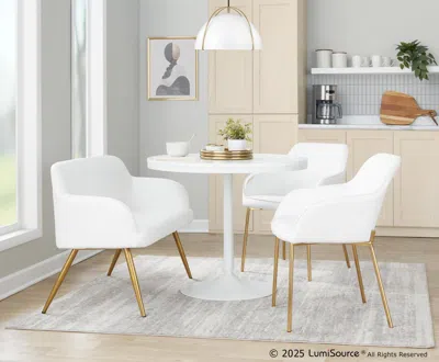 Ashley Lumisource Daniella 23" Dining Bench In White