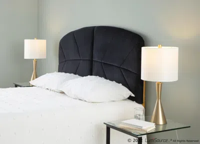 Ashley Lumisource Lindsey Queen Tufted Headboard In Black