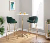 Ashley Lumisource Pebble Adjustable Bar Table In Multi