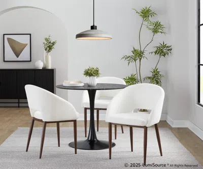 Ashley Lumisource Renee Solid Dining Chair (set Of 2) In White