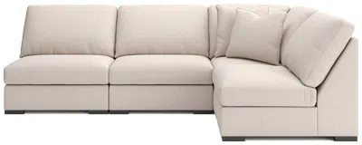 Ashley Luxe Calden Boucle 4-piece Modular L-shaped Sectional In Oyster