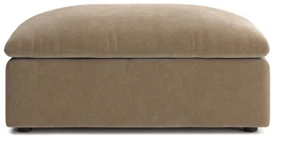 Ashley Luxe Whitehaven Velvet Ottoman In Multi