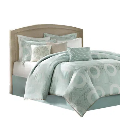 Ashley Madison Park Baxter 7-piece King Comforter Set In Blue
