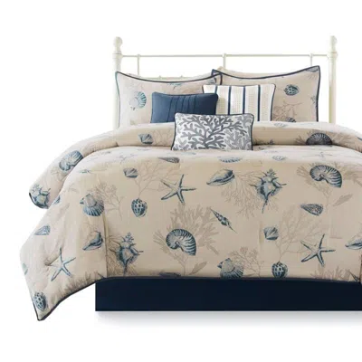 Ashley Madison Park Bayside 7-piece California King Comforter Set In Brown