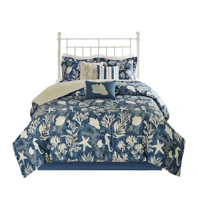Ashley Madison Park Cape Cod 7-piece Queen Comforter Set In Brown